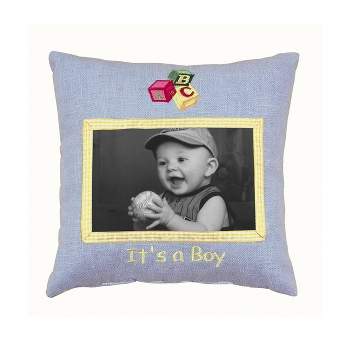 C&F Home 10" x 10" It's A Boy Petite  Size Accent Throw  Pillow