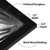 Americanflat 21x34 Picture Frame  - Black Picture Frame - Wide Photo Frames Made of Engineered Wood - Epic Collection - Black - 3 of 4