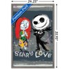 Trends International Disney Tim Burton's The Nightmare Before Christmas - Ink Scary Love Framed Wall Poster Prints - 3 of 4