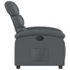 vidaXL Recliner Chair Gray Faux leather, metal, plywood Single - 4 of 4