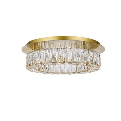 Elegant Lighting Monroe - Light Flush Mount in  Gold