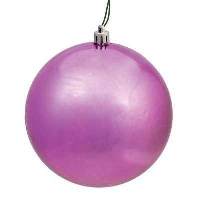 Vickerman 2.75"/12ct UV Coated Shiny Ball Ornament Mauve