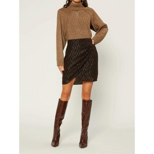 Women's Zig Zag Shimmer Skirt - current air - 1 of 4