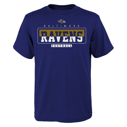 NFL Baltimore Ravens Boys' Short Sleeve Cotton T-Shirt - XS