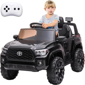 Garvee 12V Kids Ride On Car, Licensed Toyota Vehicles with Parent Remote Control Spring Suspension Safety Belt,Soft Start,for Boys Girls - 1 of 4