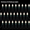 Whizmax 30.75FT Multicolored Pathway Marker,Outdoor-Lights, 8 Lighting Modes, Plug in Waterproof Ground Lights (24Pcs ,Warm White) - 3 of 4
