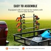 VEVOR Trimmer Rack, 3 Place Weeder Trimmer Rack, Locking Trim Holder Landscape Trailer Rack Carrier Mount on Open Pickup/Trailer Enclosed, Black - 3 of 4