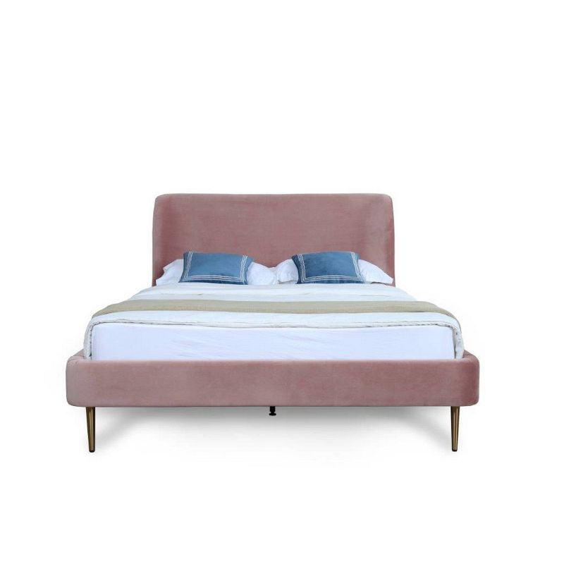 Full Heather Upholstered Bed - Manhattan Comfort, 3 of 8