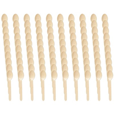 Perfect Stix 6" Wooden Cutlery Spoon Home Compostable - Pack of 100
