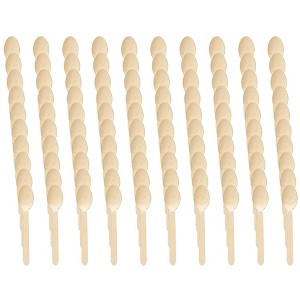Perfect Stix 6" Wooden Cutlery Spoon Home Compostable - Pack of 100 - 1 of 3