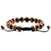 West Coast Jewelry Men's Tiger Eye Natural Stone Bead Adjustable Bracelet (10mm) - 4 of 4
