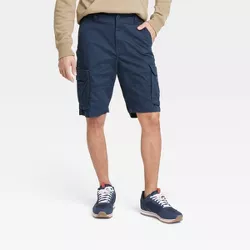 Men's 11" Regular Fit Cargo Shorts - Goodfellow & Co™ Blue 42