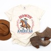 Simply Sage Market Howdy American Cowgirl Club Garment Dyed Tee - 3 of 4