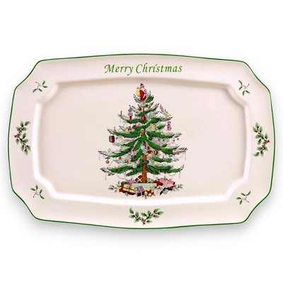 Spode Christmas Tree Loaf Pan, 11.75-inch Baking Dish For Bread And  Meatloaf With Christmas Tree Motif, Made Of Fine Earthenware : Target