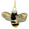 Northlight 3.25" Black and Yellow Bee Glass Christmas Ornament - 3 of 4