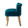 Serena Vanity Stool Set of 2 With Tufted Backrest | HULALA¬†HOME - 3 of 4
