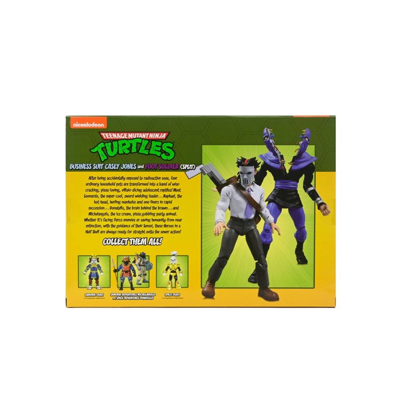NECA Teenage Mutant Ninja Turtles Business Suit Casey Jones &#38; Split Foot Soldier 7&#34; Action Figures - 2pk, 3 of 6