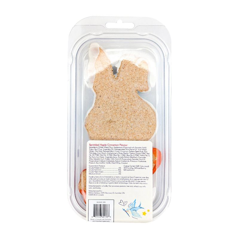 Molly&#39;s Barkery Bunny + Carrot All Ages Dog Treat with Apple &#38; Cinnamon Flavor - 4.3oz, 4 of 6