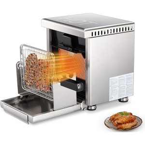 ZAFRO Propane Infrared Gas Grill,Liquid Propane Steak Non-Smoke Burner,8000 BTU 360¡ãRotisserie Mesh Wave-Rack BBQ,Better for Steak - 1 of 4