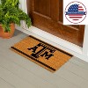 Evergreen Texas A&M Logo Turf Mat, Brown- 28 x 16 Inches Indoor Outdoor Doormat - 2 of 4