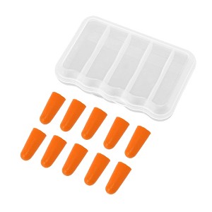 Unique Bargains Chalk Head Shape Swimming Ear Plugs 5 Pair - 1 of 4
