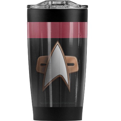 Star Trek Voyager Command Uniform Steel Tumbler 20oz Coffee Travel Mug