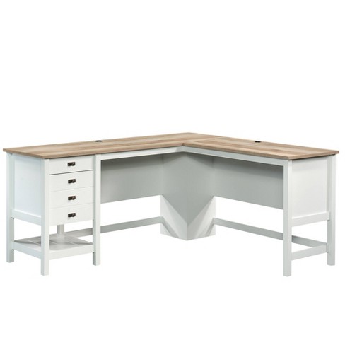 Home Styles Arts and Crafts Transitional Student Desk, Oak Finish, 2  Storage Drawers in the Desks department at