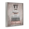 Stupell Industries Book Stack Heels Metallic Pink Framed Giclee Art, Gray, 11" x 14" - 2 of 4