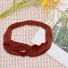 Unique Bargains Women's Stripes Elastic Cross Headwrap 1 Pc - 4 of 4