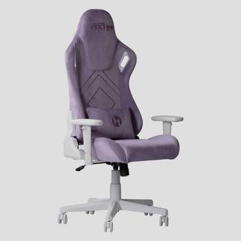 Velvet Memory Foam Gaming Chair Purple - Techni Sport