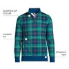 Lands' End Men's Bedford Rib Quarter Zip Sweater - 4 of 4