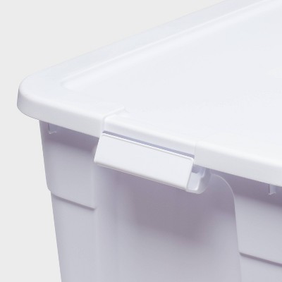 20gal Latching Storage Tote White - Brightroom&#8482;