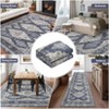 Washable Area Rug for Living Room, Soft Vintage Large Bedroom Carpet, Retro Farmhouse Low Pile Non-Slip Accent Rug for Dining Room - 4 of 4