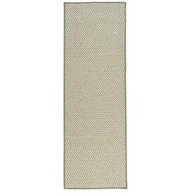 Colonial Mills Outdoor Houndstooth Tweed - Leaf Green 2'x11'
