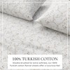 100% Cotton Winter Floral Printed Flannel Sheet Set - Great Bay Home - 2 of 4