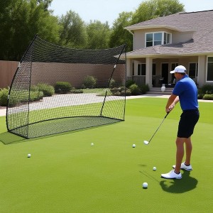 10 x 7 FT Portable Golf Practice Net with Bag, Hitting Golf Nets for Backyard, Personal Driving Range for Swing Chipping, for Outdoor Indoor Use - 1 of 4