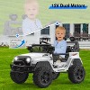 12V Electric Ride Car for Kids with Remote Control,Music Player, Spring Suspension - 4 of 4
