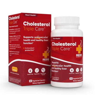 Cholesterol Triple Care by Redd Remedies  -  60 VegCaps