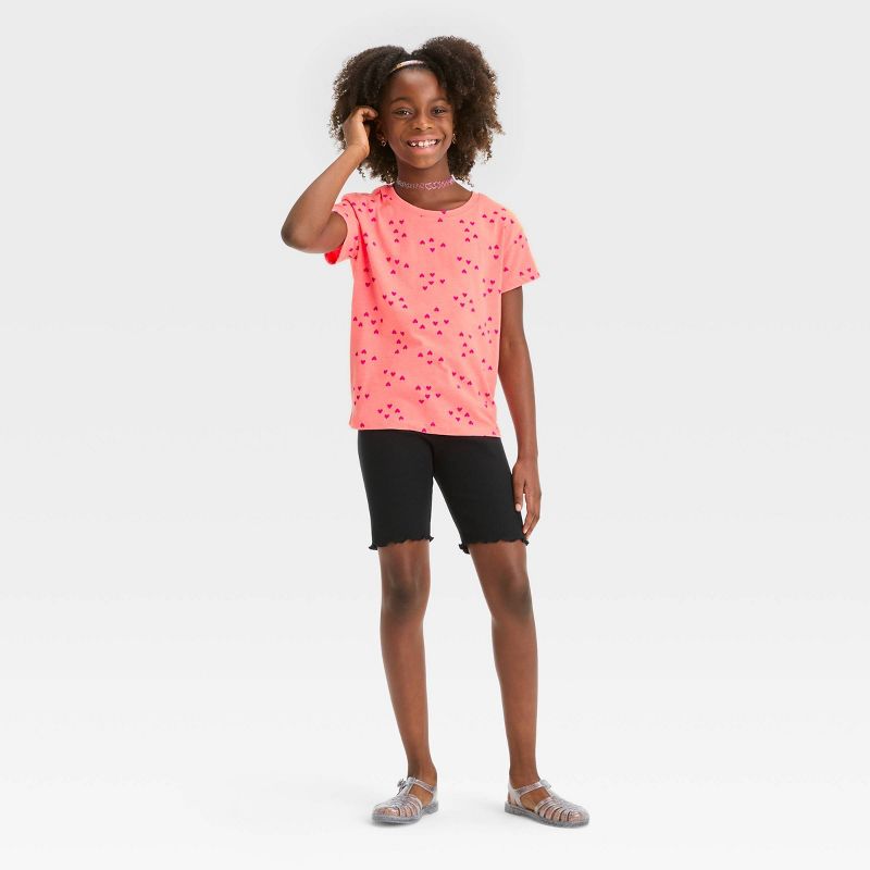 Girls' Short Sleeve Relaxed Graphic T-Shirt - Cat & Jack™, 4 of 5