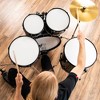 Best Choice Products 5-Piece Beginner Drum Set w/ Snare, Bass, Toms, Cymbal, Hi-Hat, Sticks, Chair, Drum Pedal - Black - 3 of 4