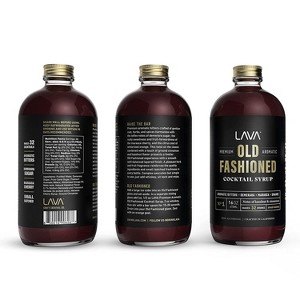LAVA Award-Winning Premium Aromatic Old Fashioned Mix 16 fl.oz. for Whiskey - 1 of 4