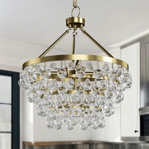 Maxax 17.5" 5-Light Dimmable Crystal Chandelier - 1 of 4