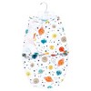 Hudson Baby Plush Faux Fur Swaddle Wrap, Happy Planets, 0-3 Months - 2 of 2