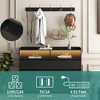 6 Drawer Dresser for Bedroom, Chest of Drawers with Hook, Wooden Sideboard Buffet Cabinet, Storage Dressers Chest for Living Room Entryway Bedroom - 3 of 4