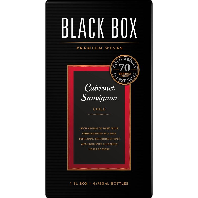Black Box Cabernet Sauvignon Red Wine - 3L Box Wine, 1 of 7