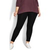 Avenue Women's Plus Size Petite Pull On Ponte Pant - 3 of 4