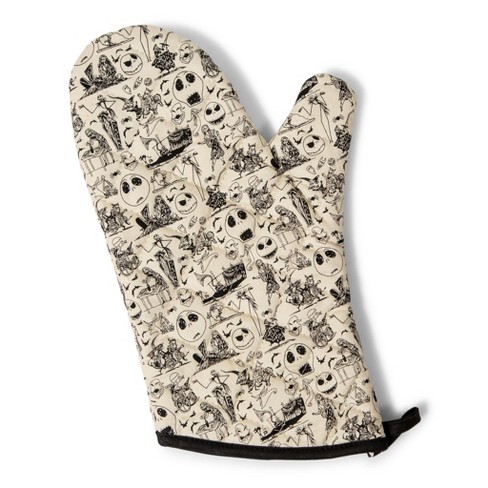 Ukonic Friends Icons & Quotes Black Oven Mitt Glove