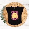The Juniper Shop Birthday Girl Checkered Toddler Flutter Sleeve Tee - 2 of 3