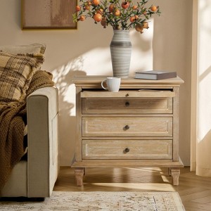Giorgio 3 - Drawer Nightstand with  Built-In Outlets|HULALA HOME - 1 of 4