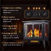 R.W.FLAME Compact Electric Fireplace Heater, Freestanding Stove Heater with Realistic Flame, ETL Certified, Overheating Protection Small Spaces Heater - 4 of 4